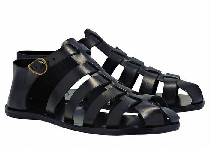 Sandale Pecheur Ancient Greek Sandals Homer Leather   | MIQ-9003519